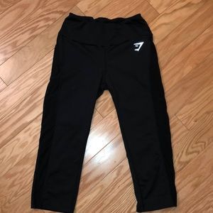 Gymshark Crop Leggings with Mesh Side